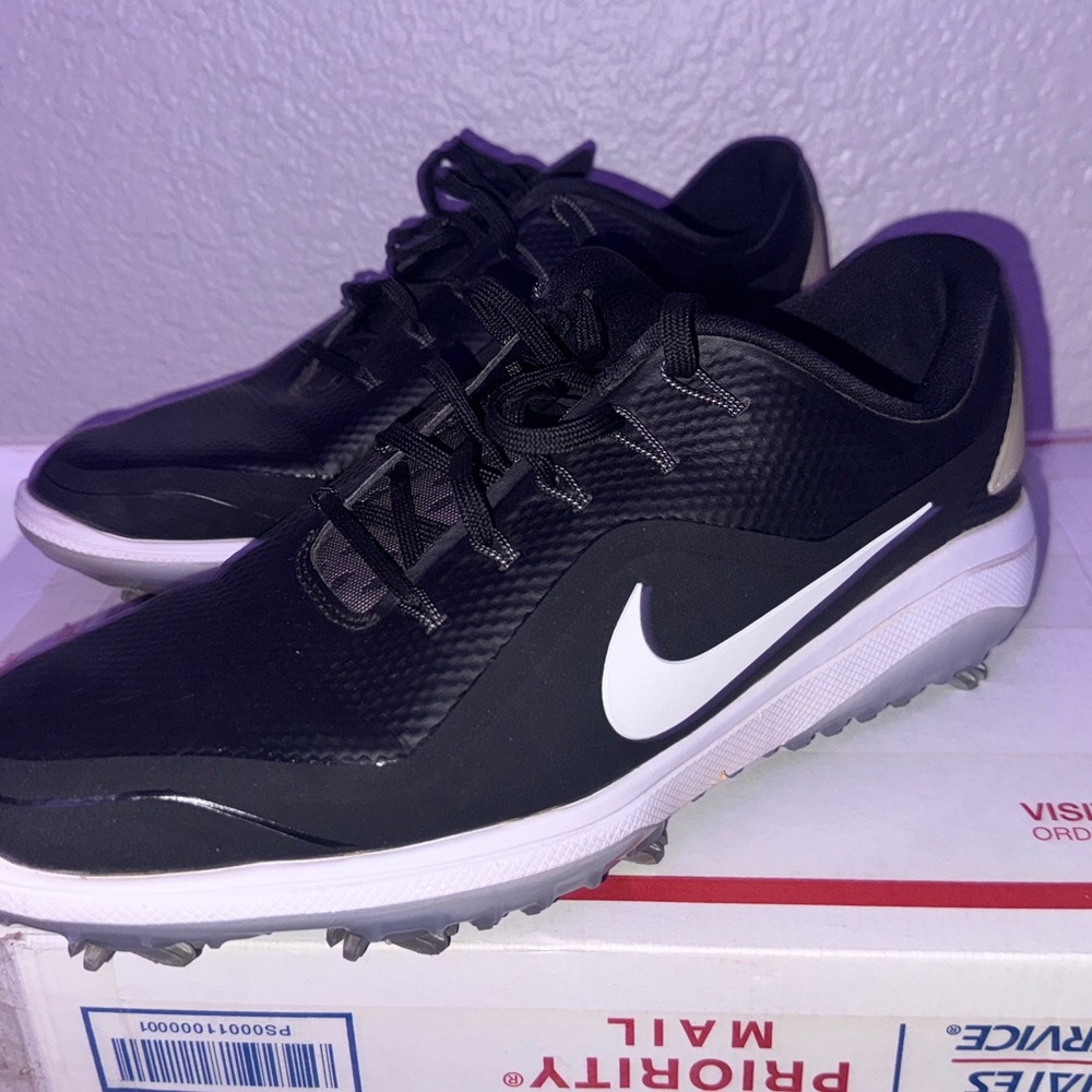 New 10 Nike React Vapor 2 Golf Black White G BV1135-001 Men Tiger Woods Air Max